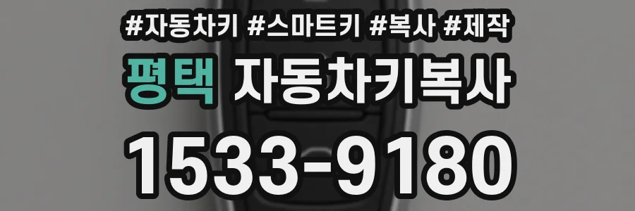평택 자동차키복사