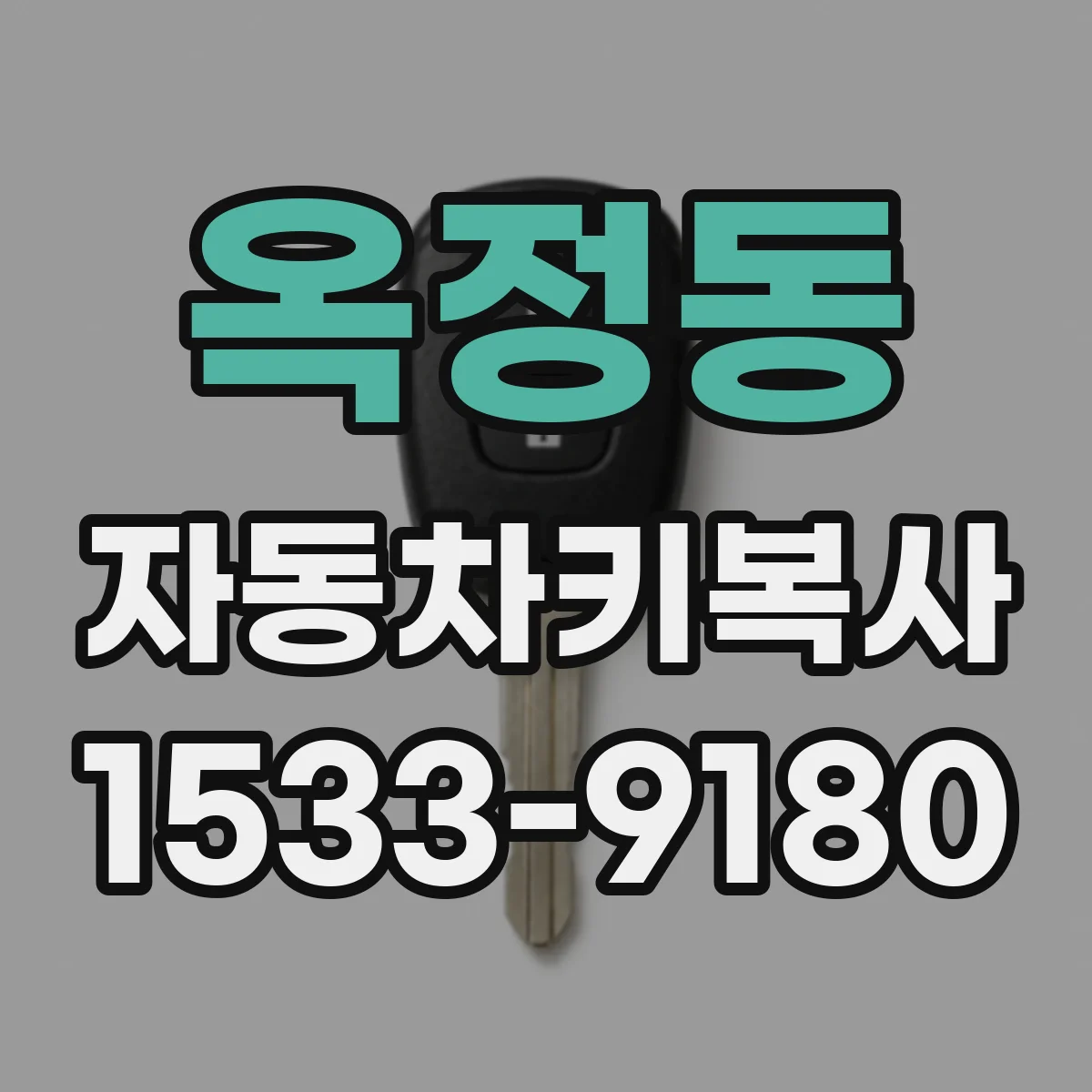 옥정동 자동차키복사