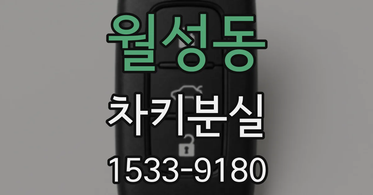 월성동 차키분실
