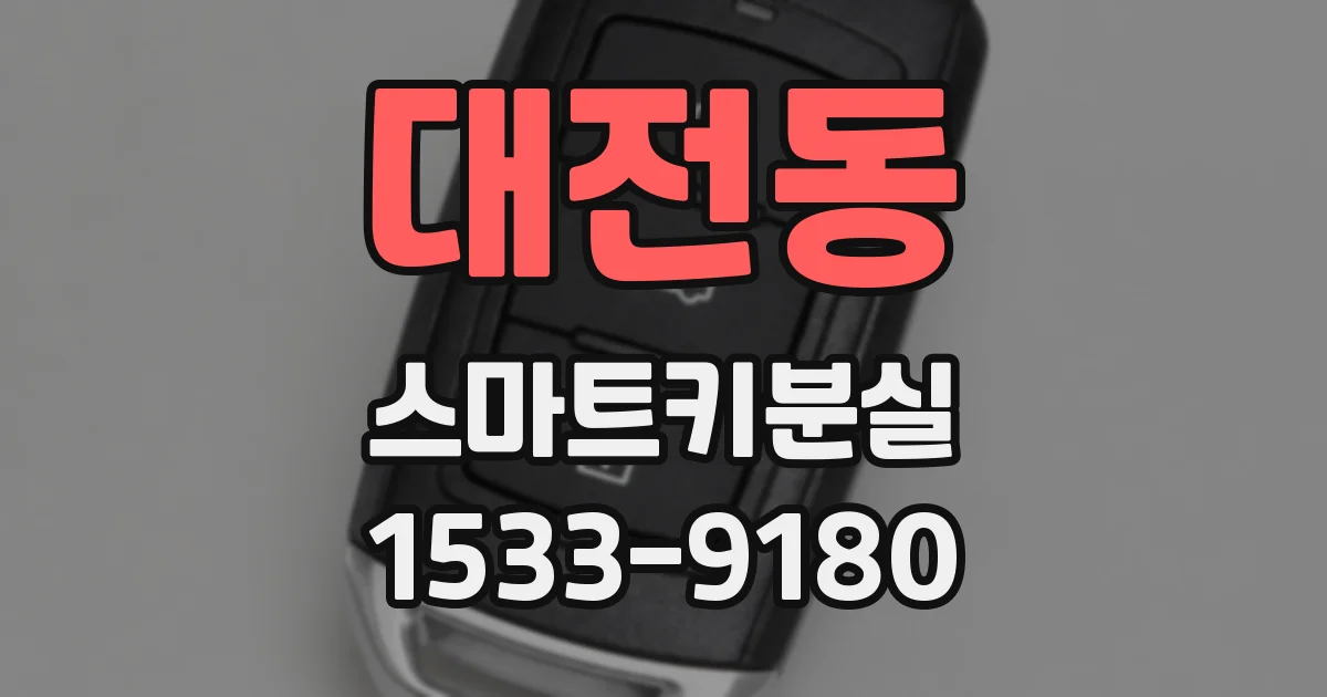 대전동 스마트키분실