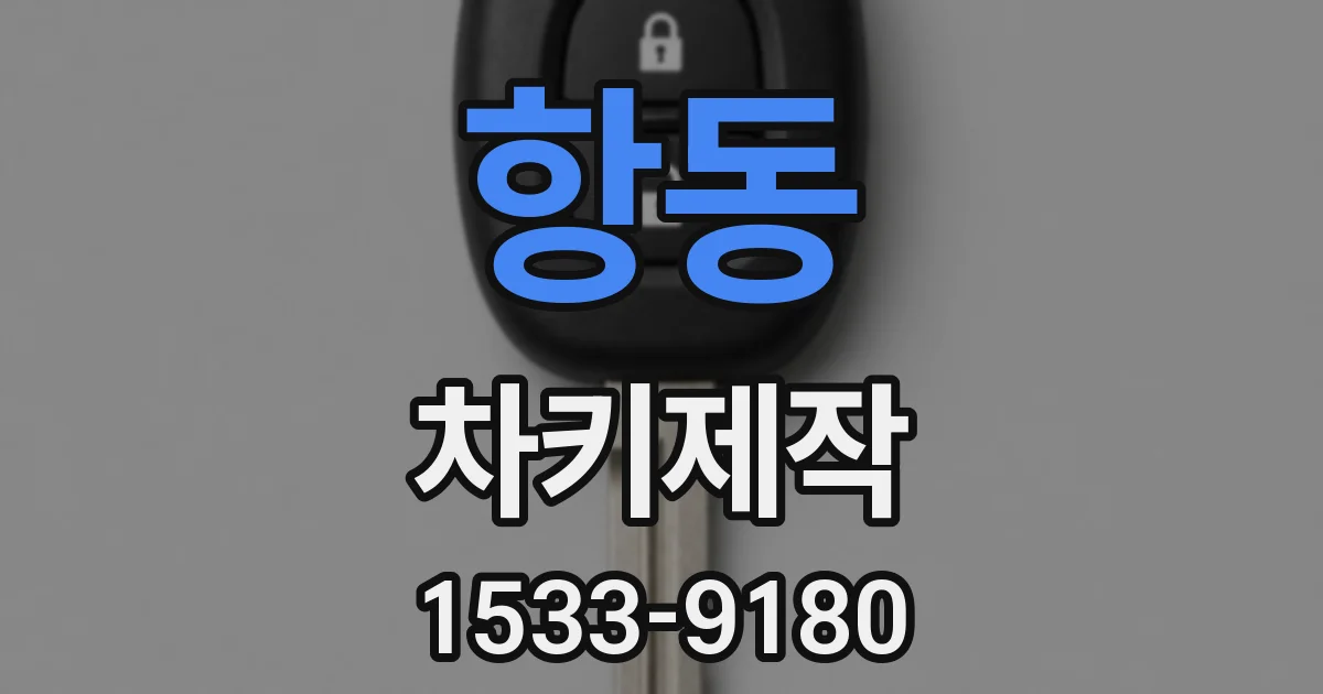 항동 차키제작