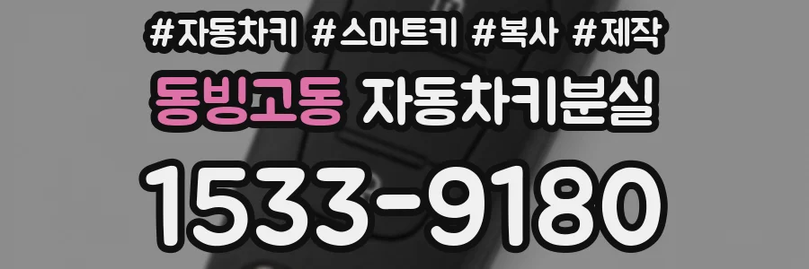 동빙고동 자동차키분실