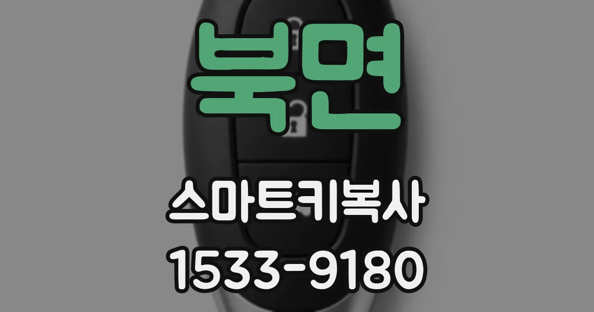 북면 스마트키복사