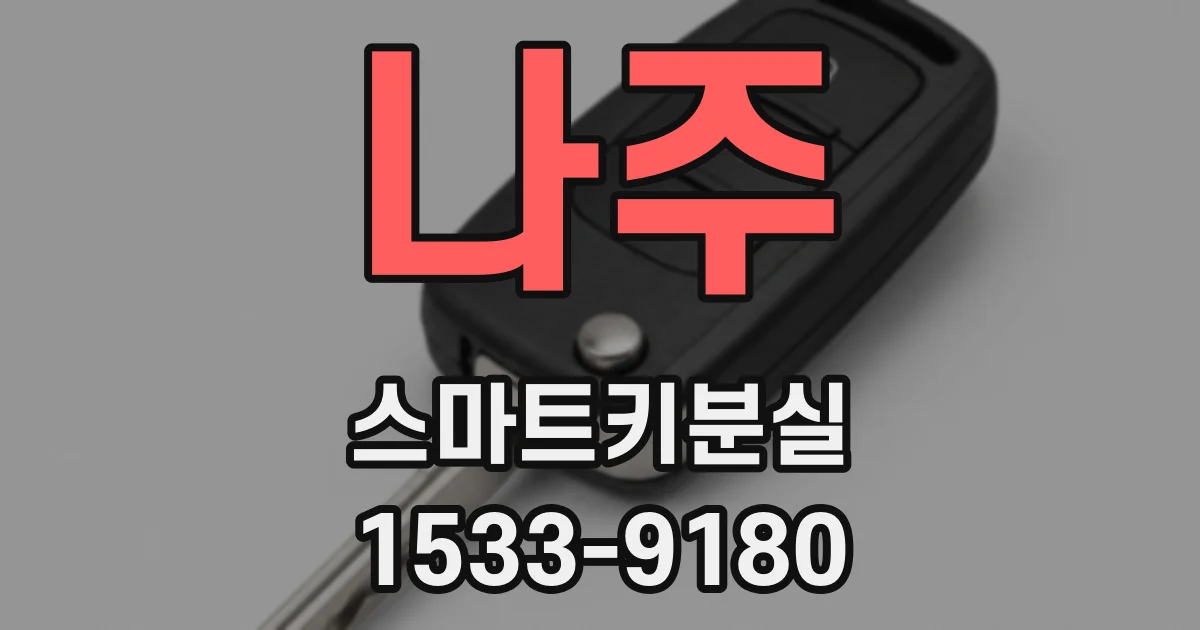 나주 스마트키분실