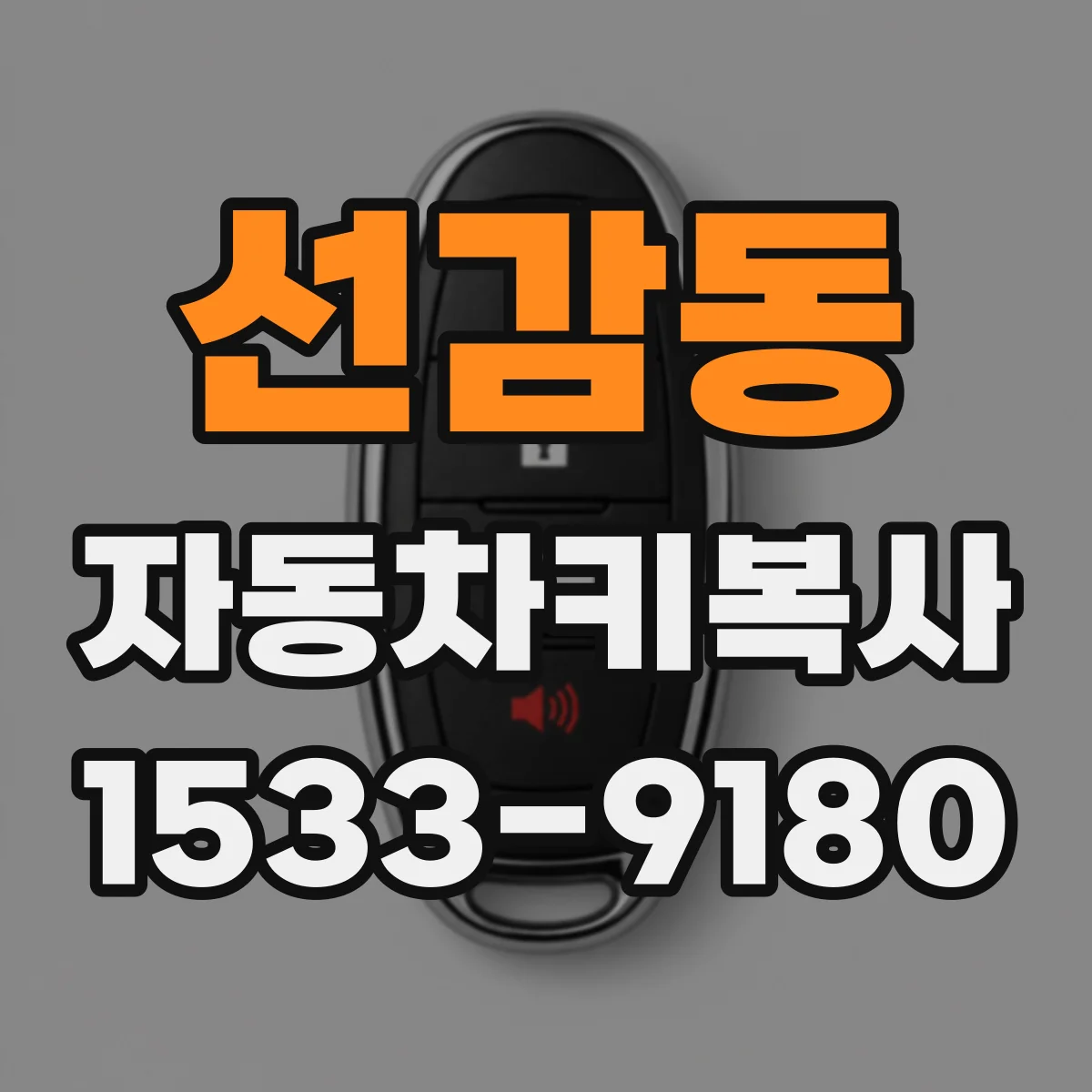 선감동 자동차키복사