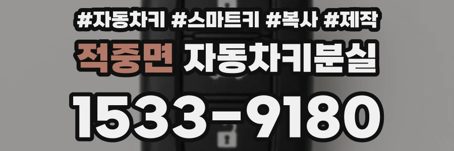 적중면 자동차키분실