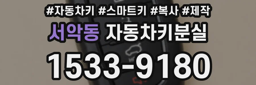 서악동 자동차키분실