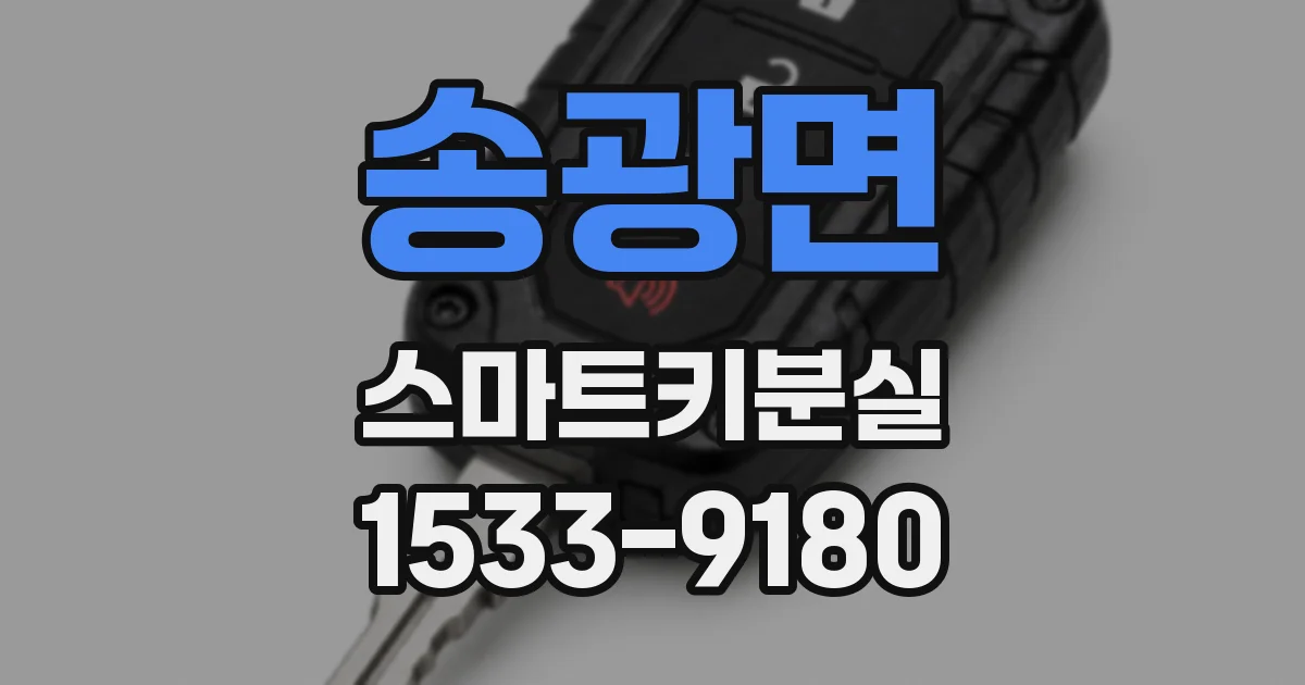 송광면 스마트키분실