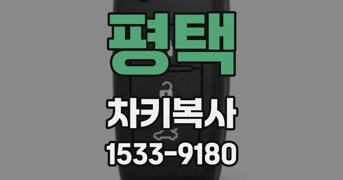 평택 차키복사
