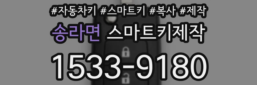 송라면 스마트키제작