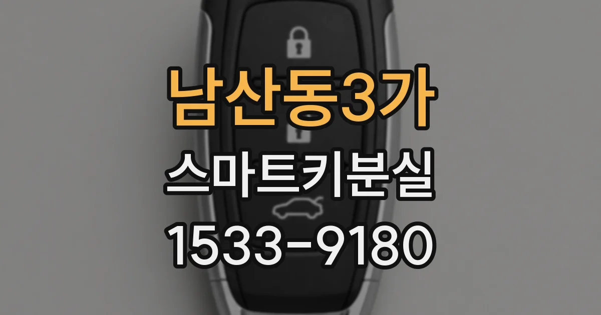 남산동3가 스마트키분실