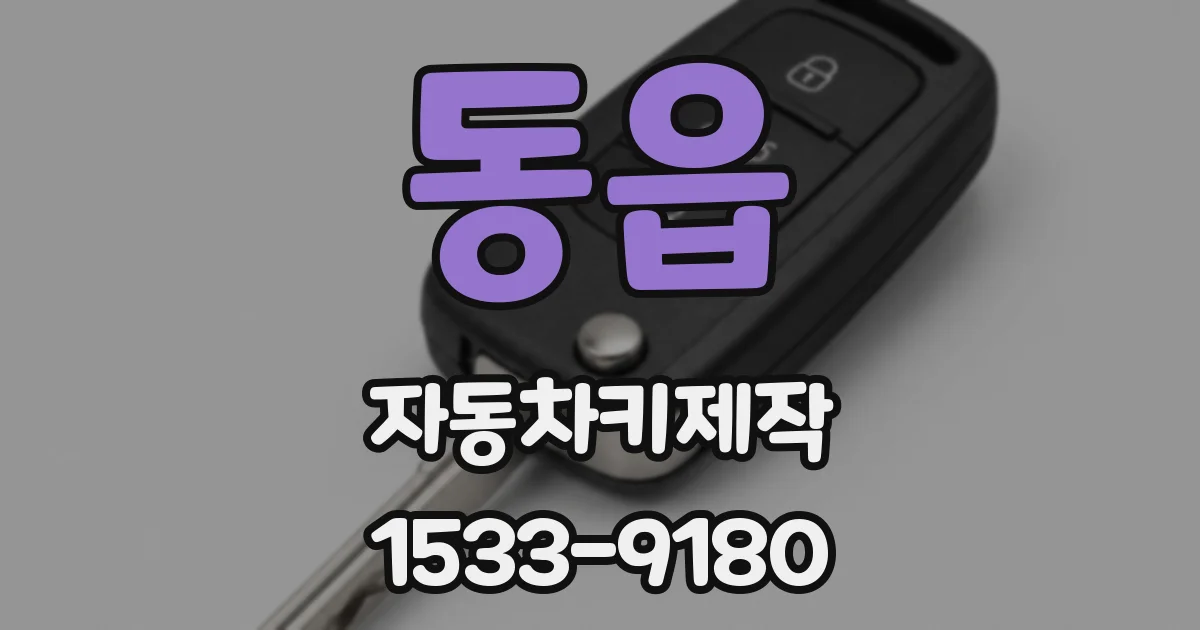 동읍 자동차키제작