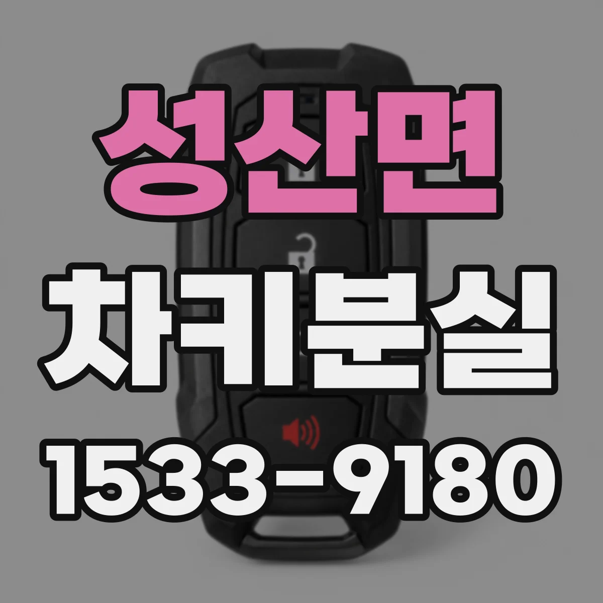성산면 차키분실