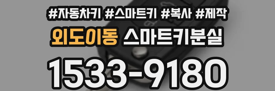 외도이동 스마트키분실