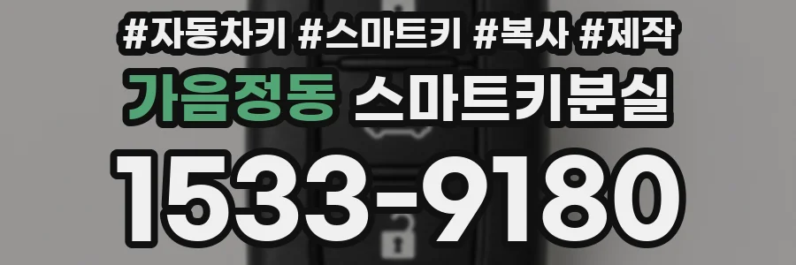 가음정동 스마트키분실