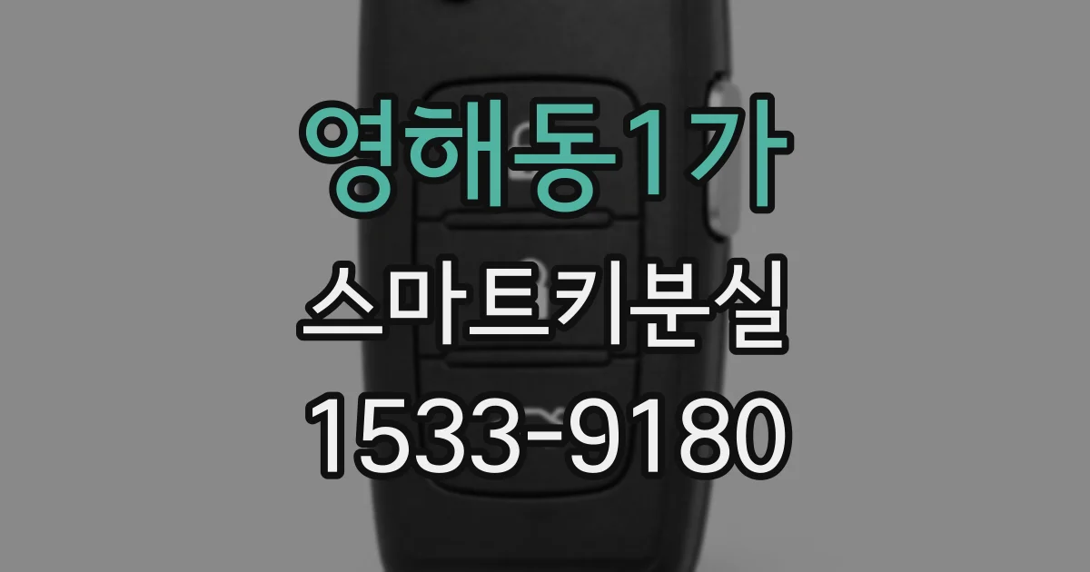영해동1가 스마트키분실