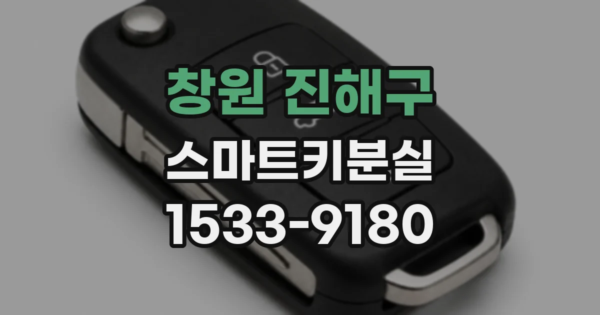 창원 진해구 스마트키분실