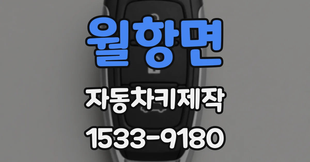 월항면 자동차키제작