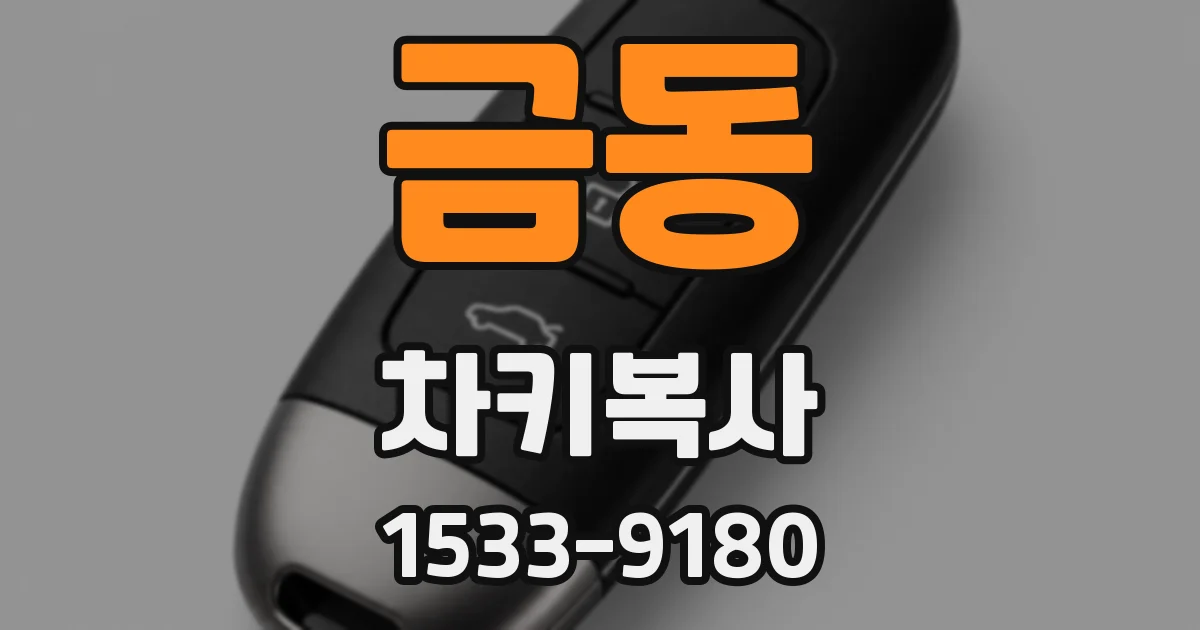 금동 차키복사