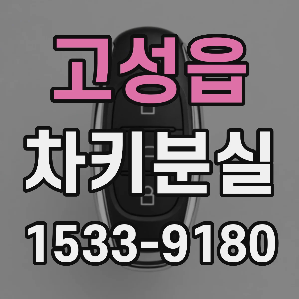 고성읍 차키분실