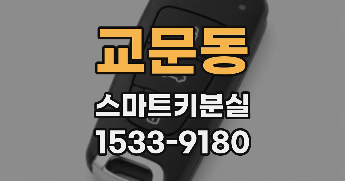 교문동 스마트키분실