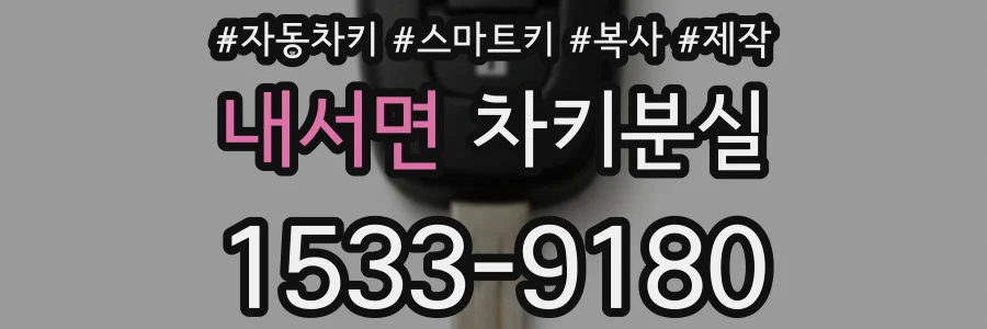 내서면 차키분실