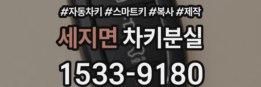 세지면 차키분실