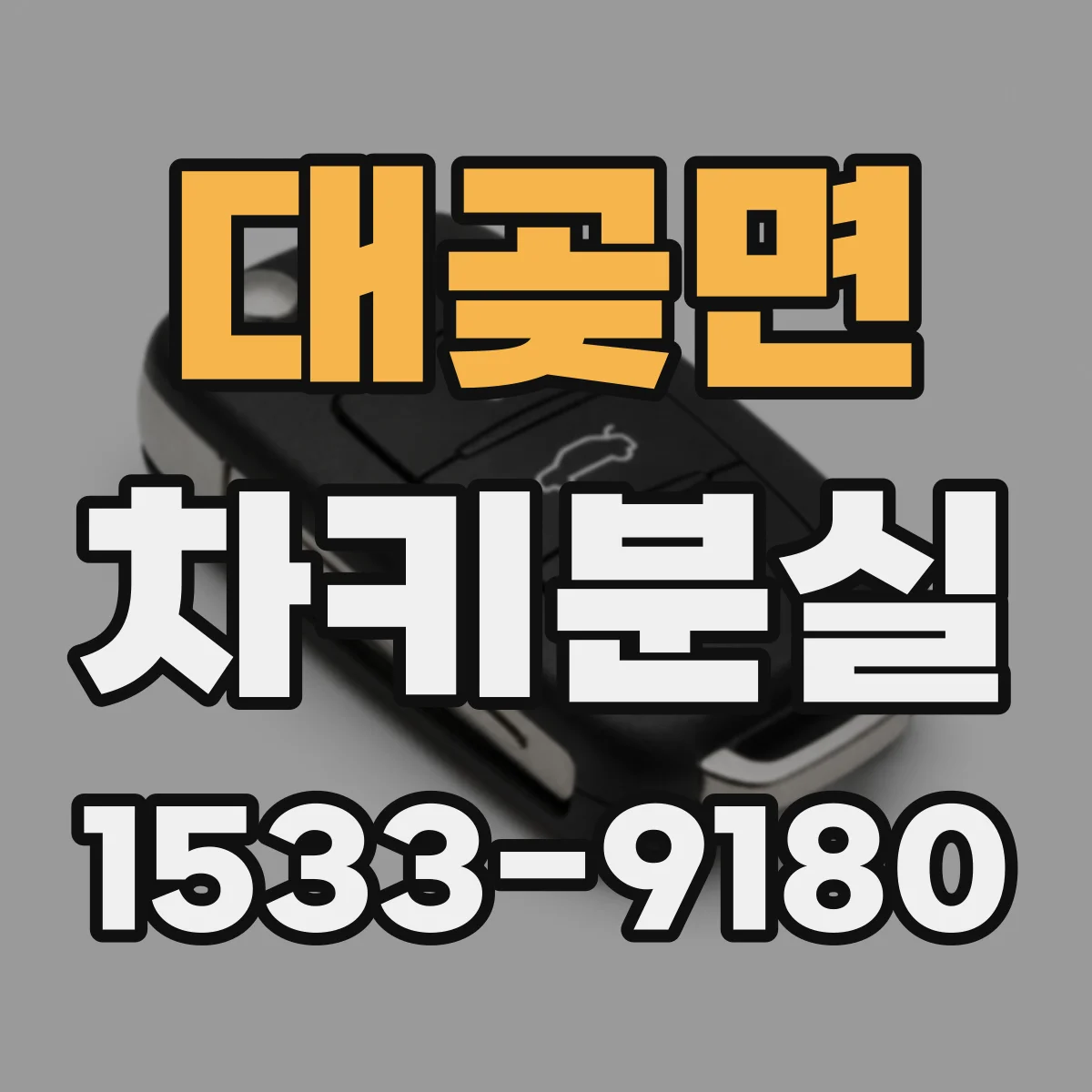 대곶면 차키분실