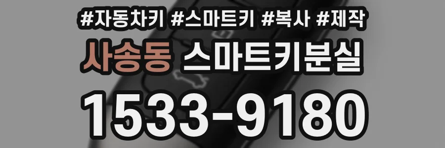 사송동 스마트키분실