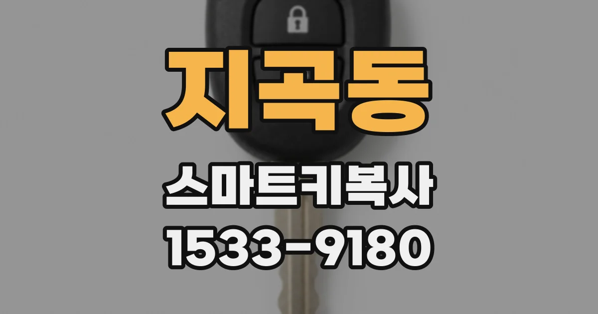 지곡동 스마트키복사