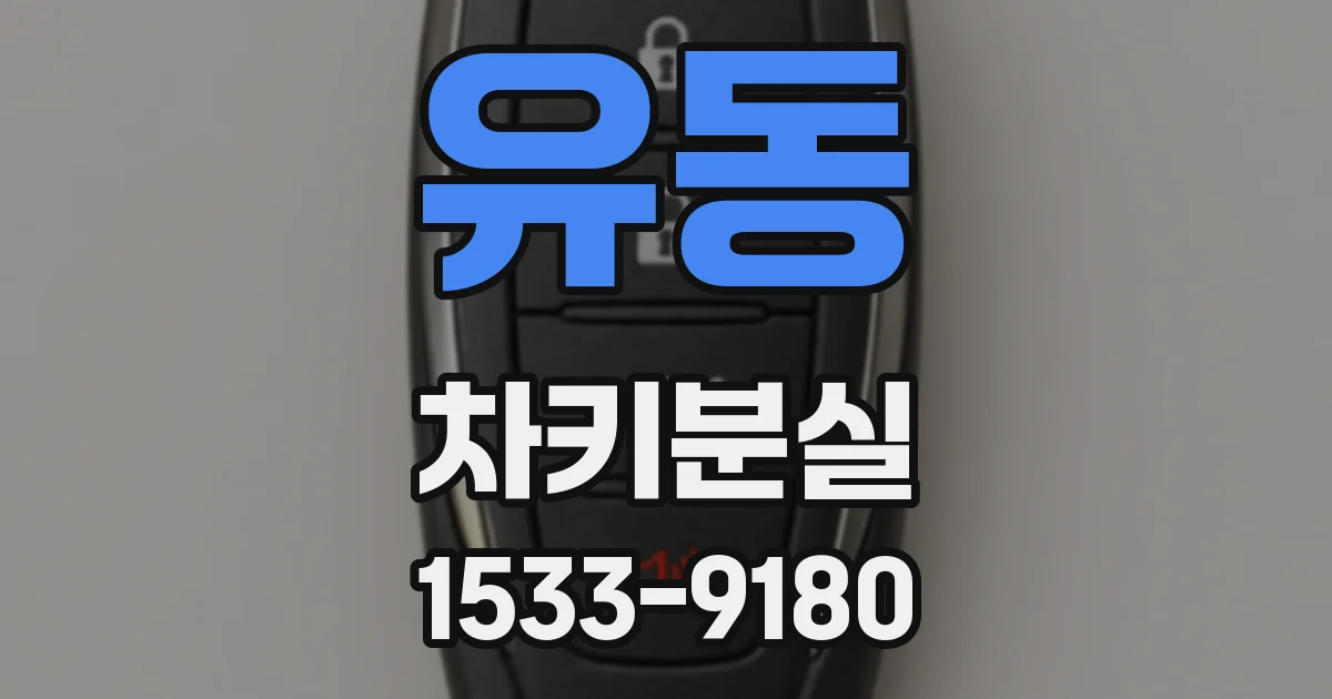 유동 차키분실