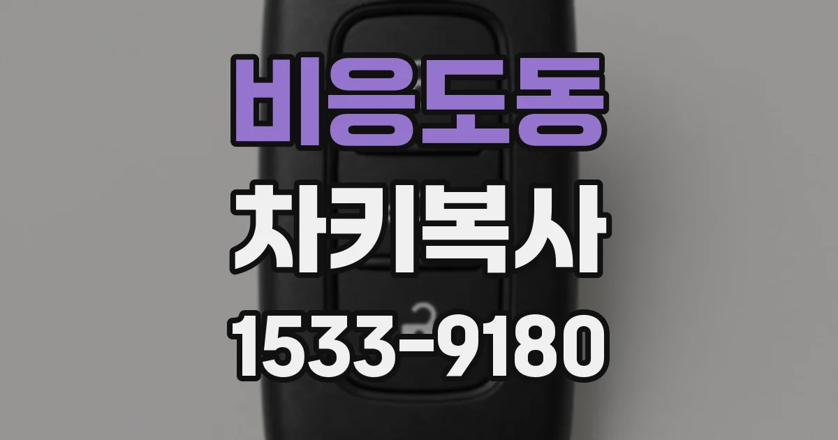 비응도동 차키복사