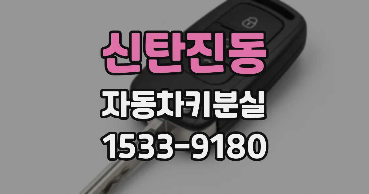 신탄진동 자동차키분실