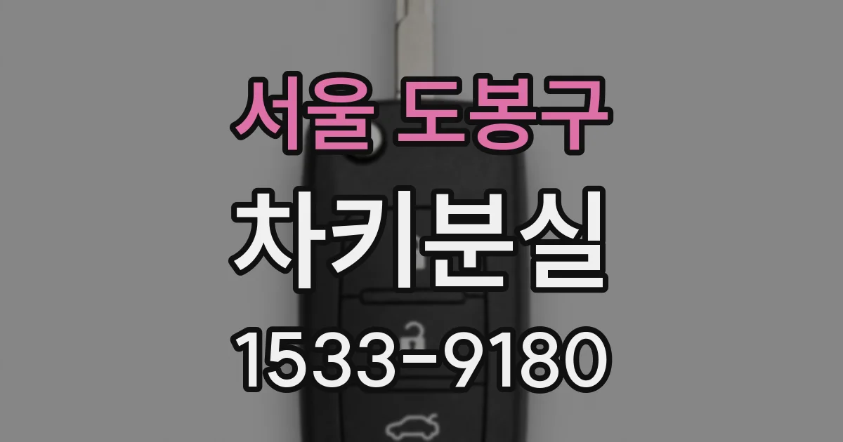 서울 도봉구 차키분실