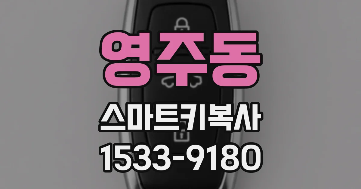 영주동 스마트키복사