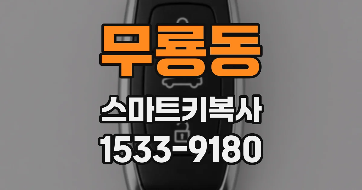 무룡동 스마트키복사