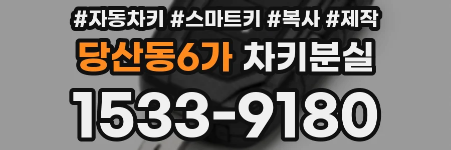 당산동6가 차키분실