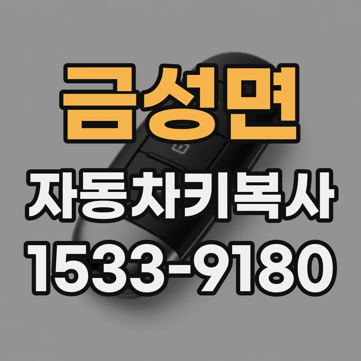 금성면 자동차키복사