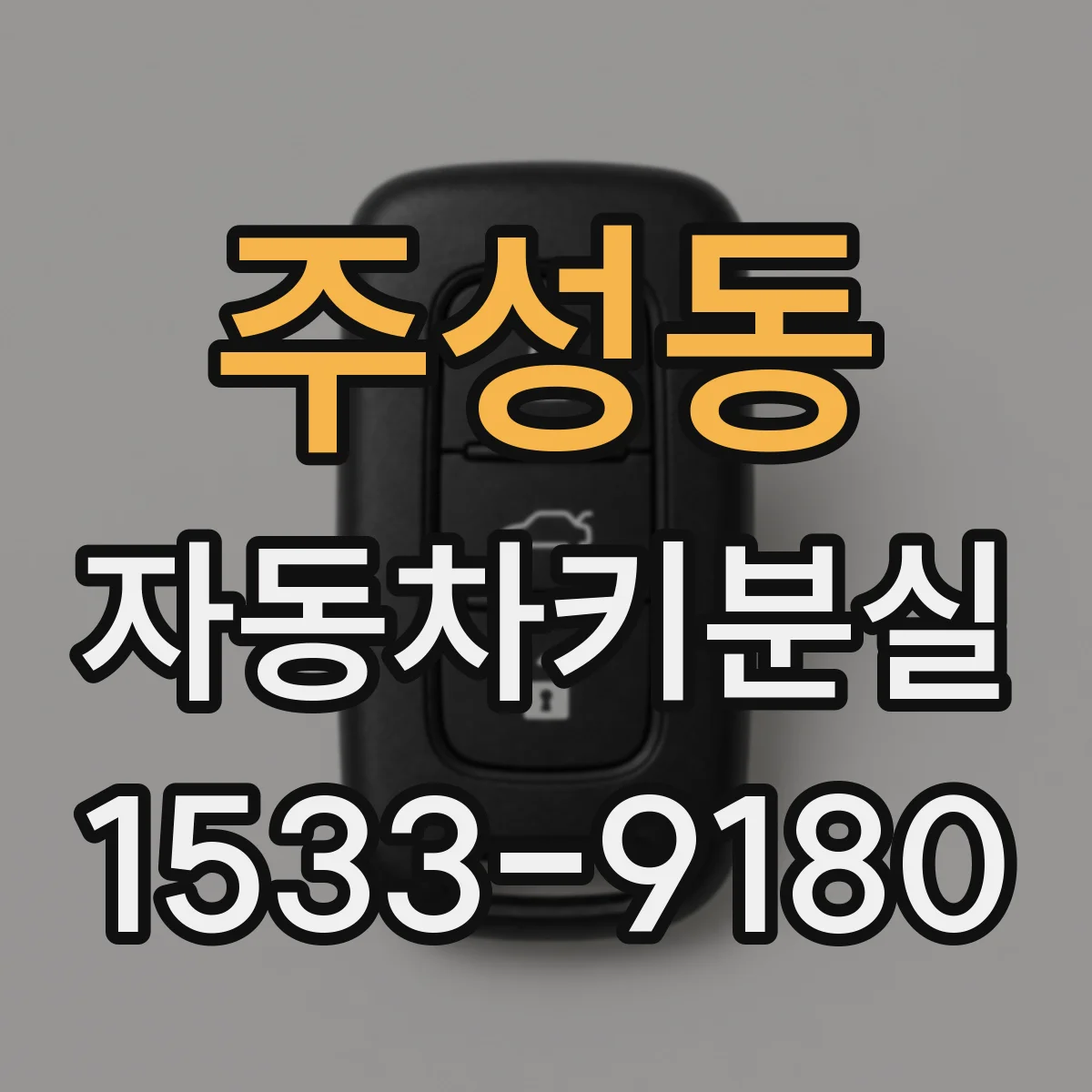 주성동 자동차키분실