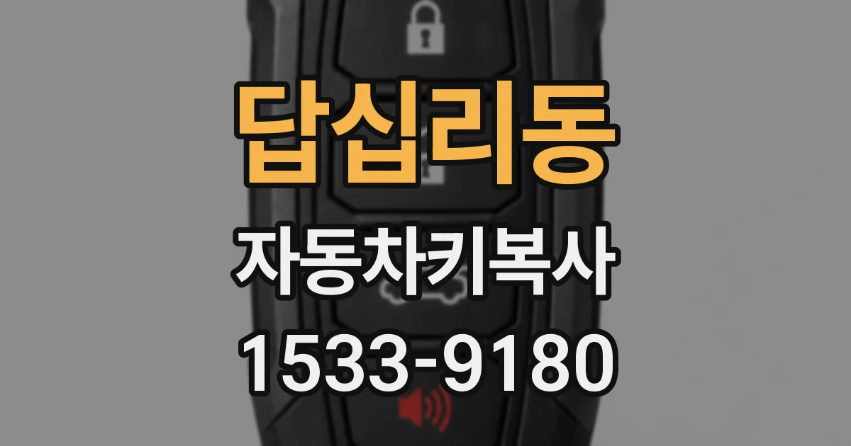 답십리동 자동차키복사