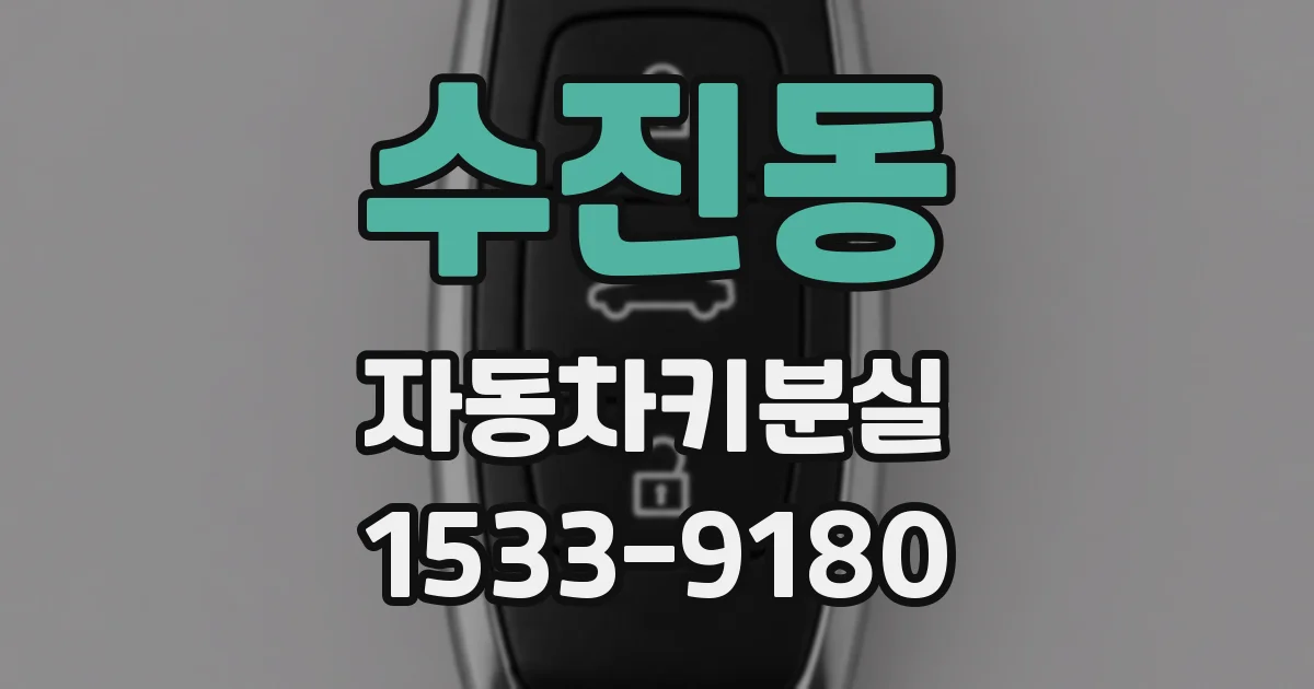 수진동 자동차키분실