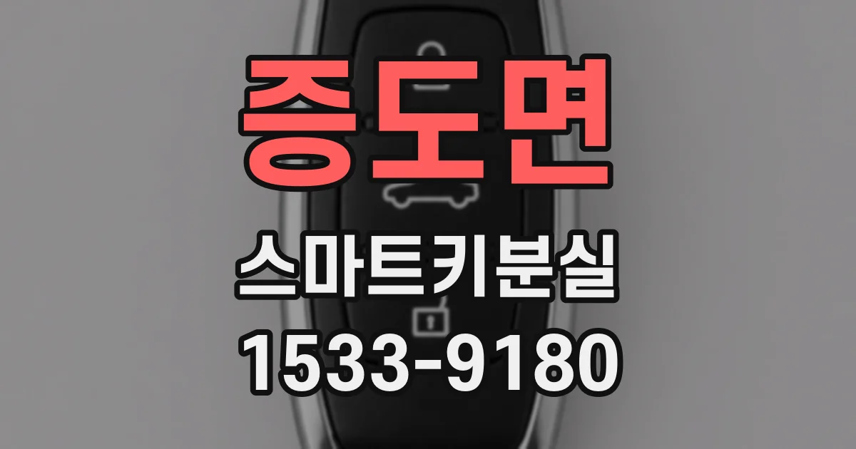 증도면 스마트키분실