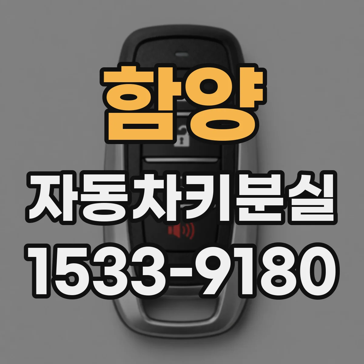 함양 자동차키분실