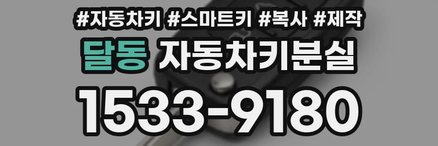 달동 자동차키분실