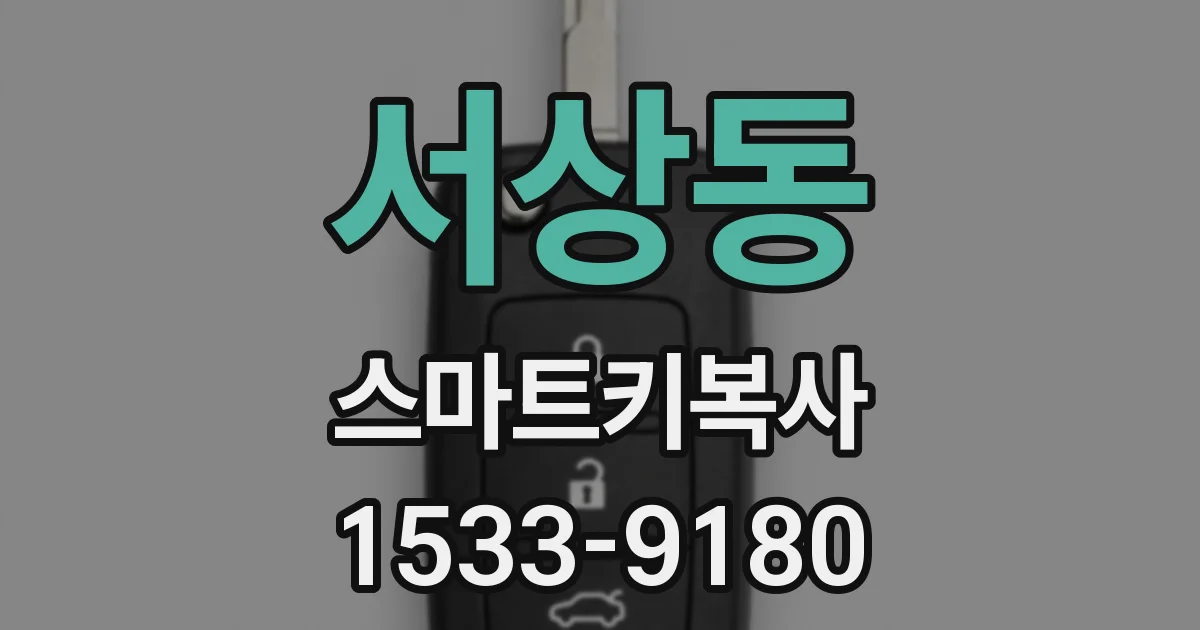 서상동 스마트키복사