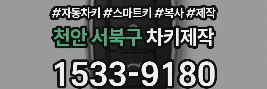 천안 서북구 차키제작