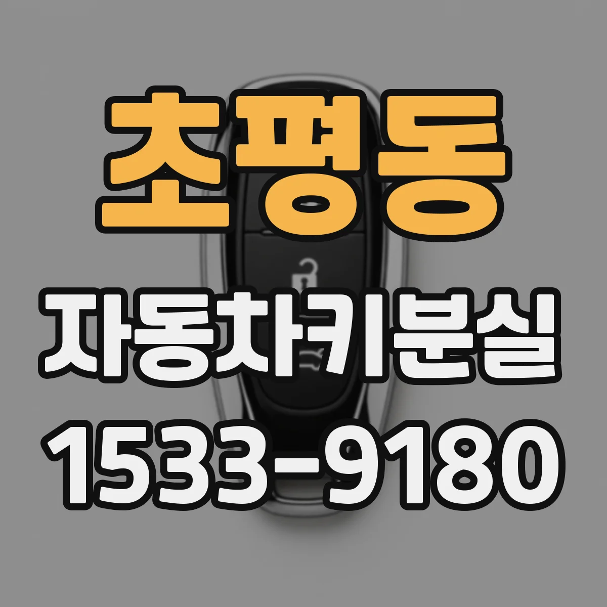 초평동 자동차키분실