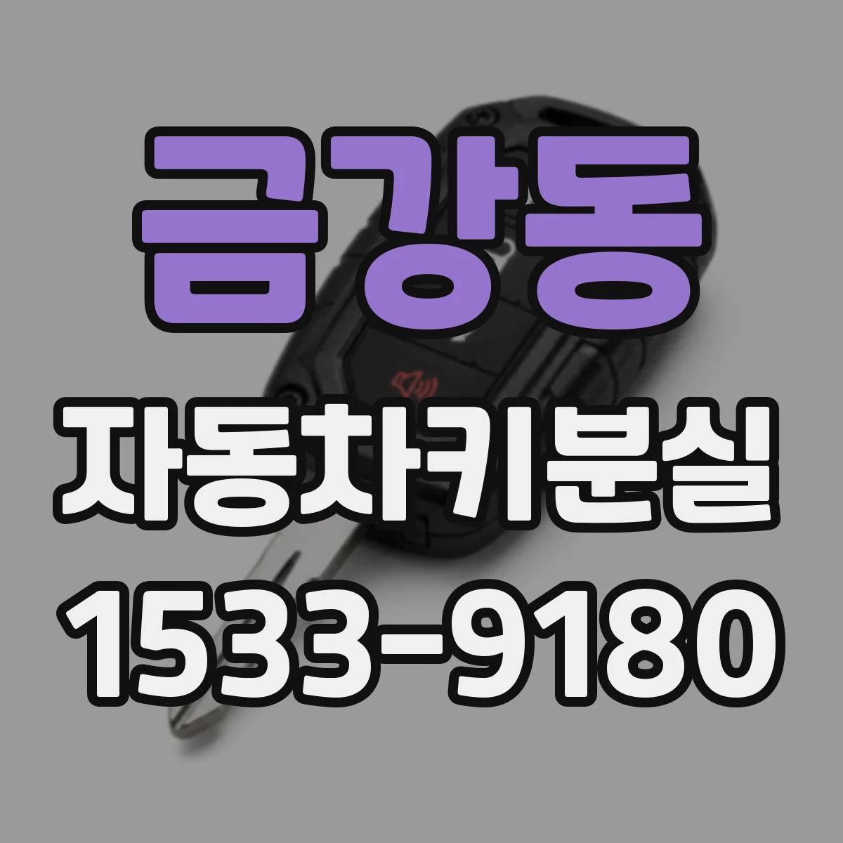금강동 자동차키분실