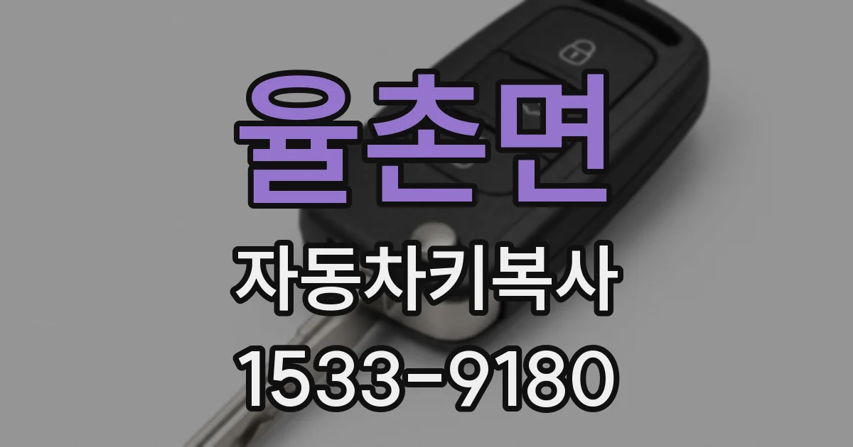 율촌면 자동차키복사