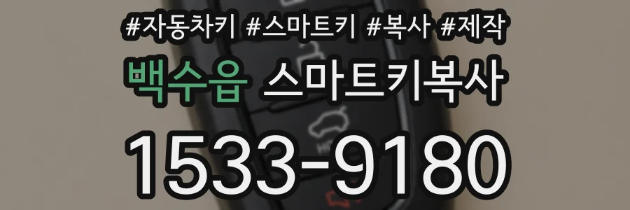 백수읍 스마트키복사